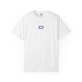 Graphic T-Shirt — Abstract Tech Diagram Back Print with Small Front Emblem