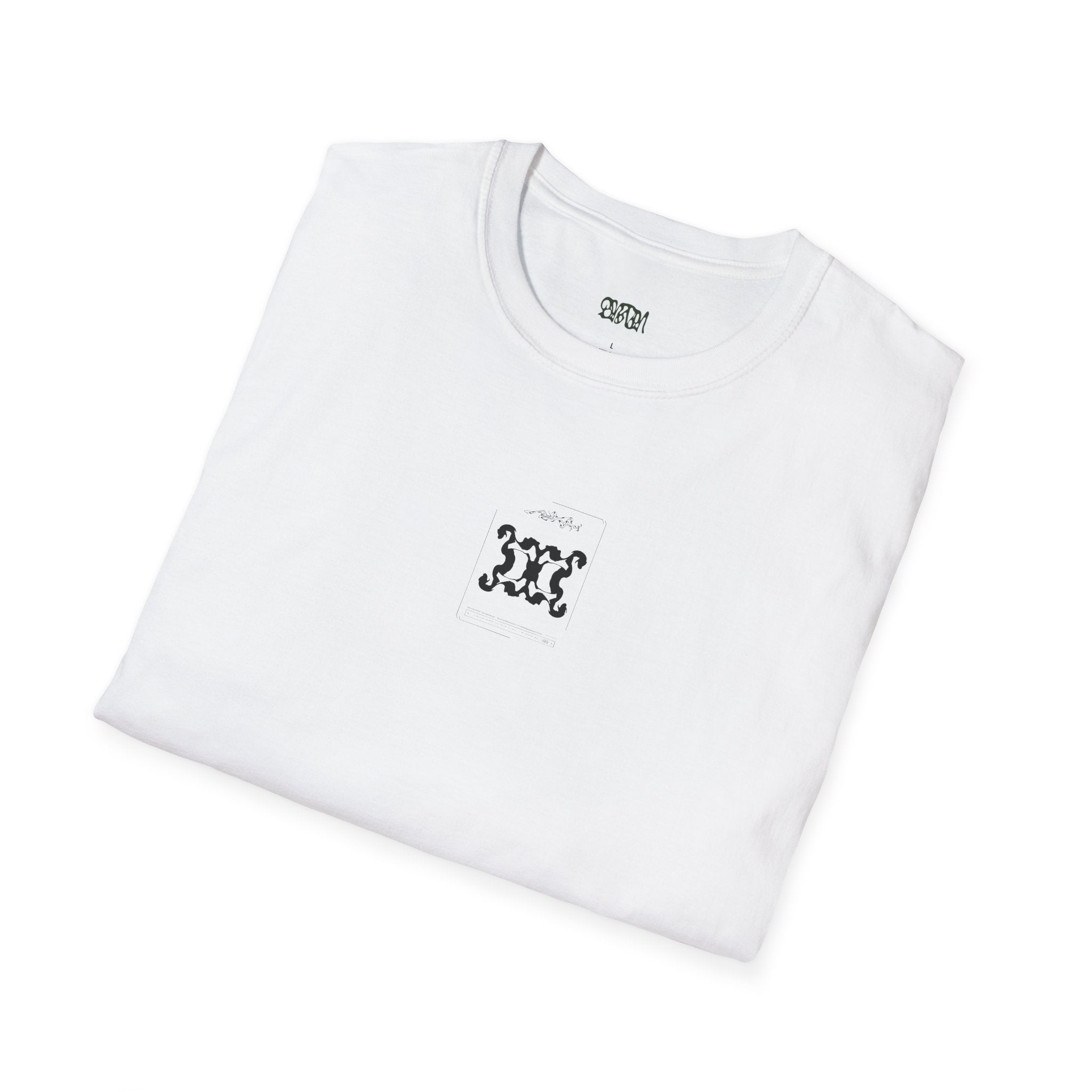 T-Shirt — Pink Abstract Symmetry Graphic