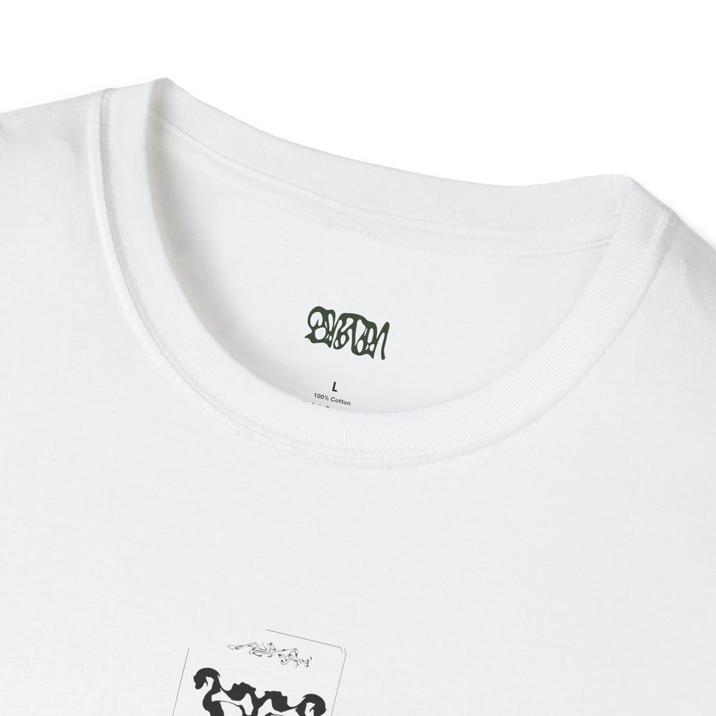 T-Shirt — Pink Abstract Symmetry Graphic